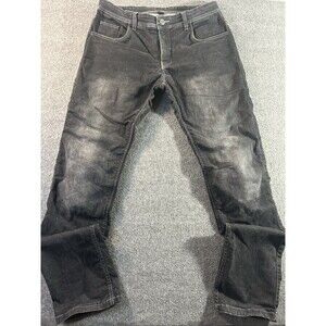 Street & Steel Richmond California Men’s Motorcyle Padded Knees Size 34x34 Gray